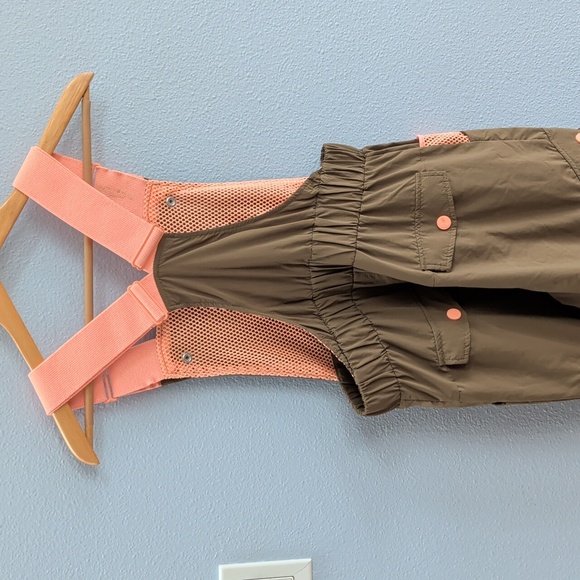 FP Movement Morning Meadow Jumpsuit Stylish Brown Pink Women's Jumpsuit Overalls - Picture 7 of 12